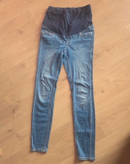 3x spodnie ciążowe 40