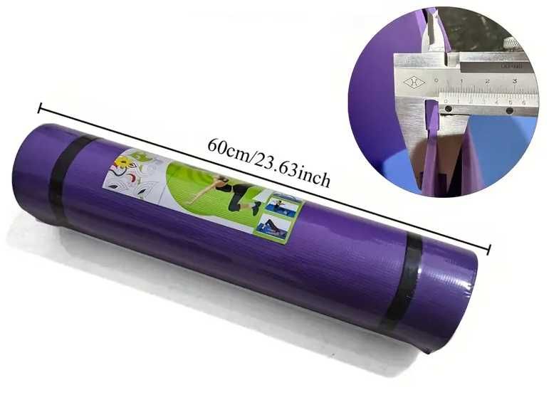 Tapete Esteira Colchonete Yoga Ginastica Fitness Pilates NOVO