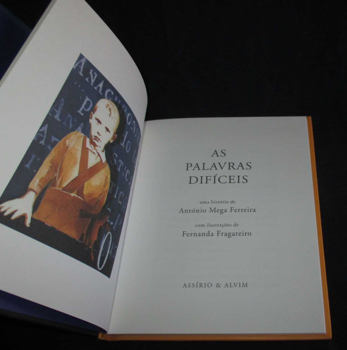 Livro As Palavras Difíceis António Mega Ferreira Fernanda Fragateiro