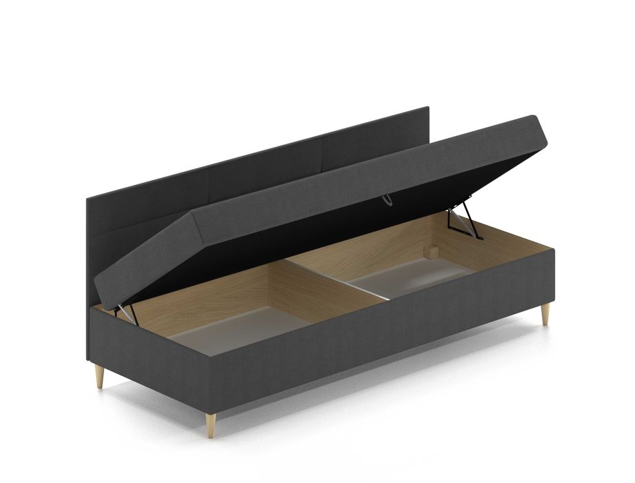 Łóżko Sofa Kanapa Tapczan jednoosobowy pojemnik hotelowe materac