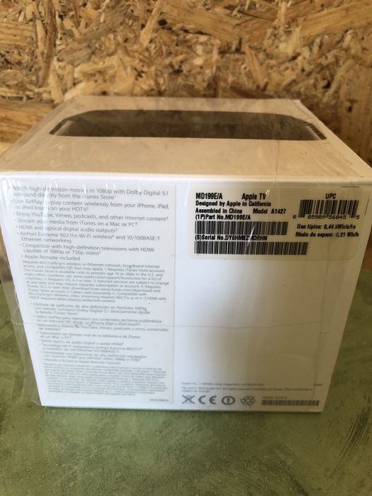 Медіаприставка Apple TV 3rd Gen (A1427 MD199E/A) Full HD / AirPlay