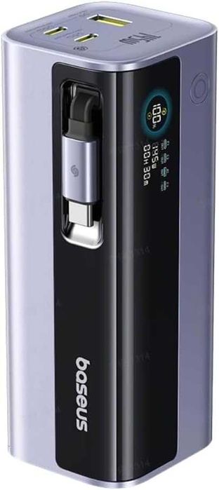 PowerBank 20000mAh Baseus 145W Cabo USB-C Integrado