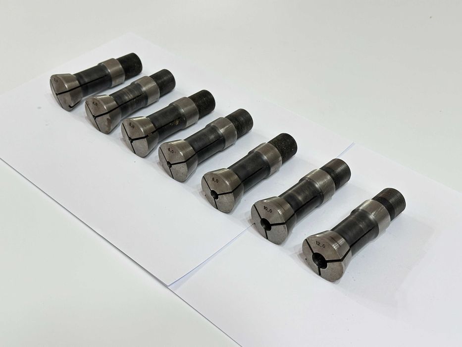 A342. Zestaw tulei zaciskowych 3-12 mm - 7 szt.