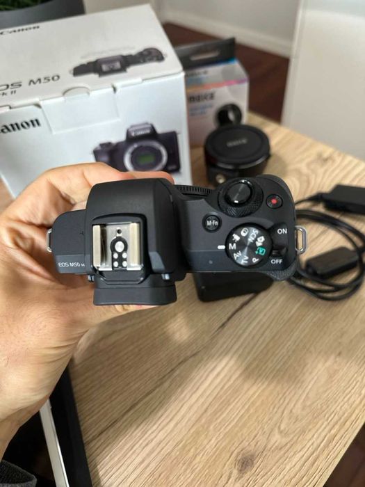 Canon EOS M50 Mark II + Lente canon 23mm f/2 STM