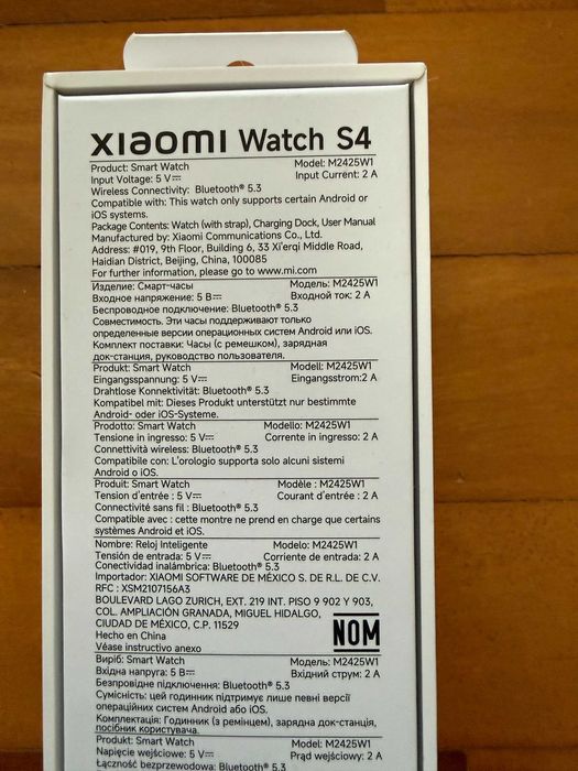 Xiaomi Watch S4 Preto - Com Ofertas