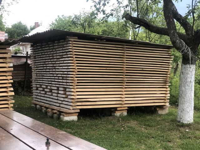 Дошка клен, природня сушка