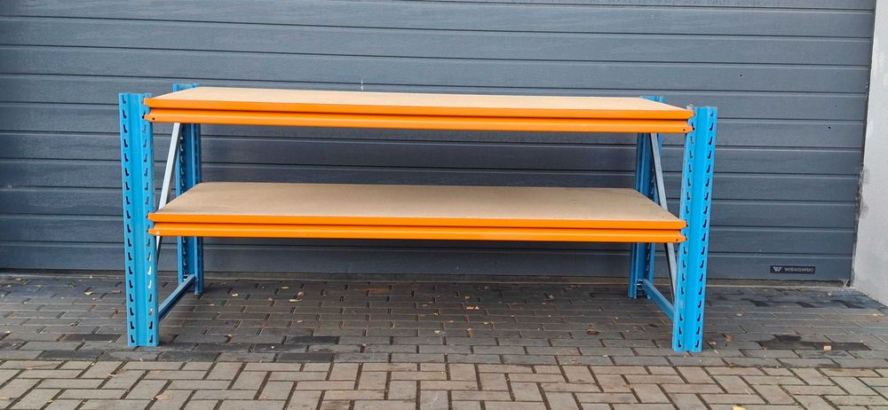 Stół stalowy warsztatowy do garażu do pakowania Mega mocny system Stow