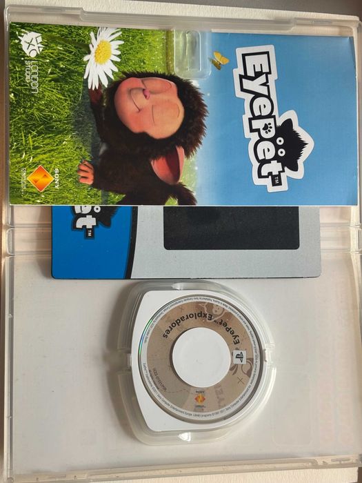 Jogo PSP "EyePet" como novo na caixa com manual e cartao EyePet