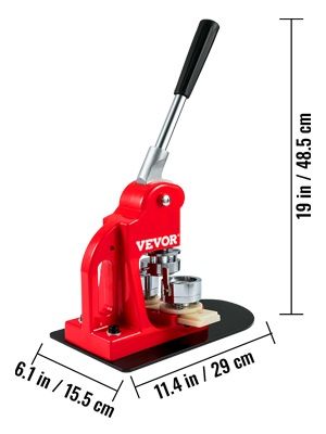 Máquina manual de fazer crachás