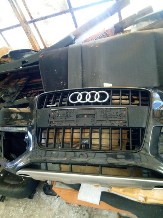 AUDI Q7 4L S-line kompletny przód zderzak LZ9Y