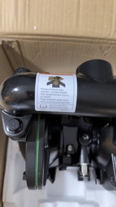 Bomba de diafragma operada a ar dupla 120PSI 35GPM 1 polegada entrada e saída QBY4-25L