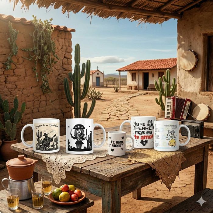 Caneca Orgulho Nordestino - Personalizada (Frete Grátis)