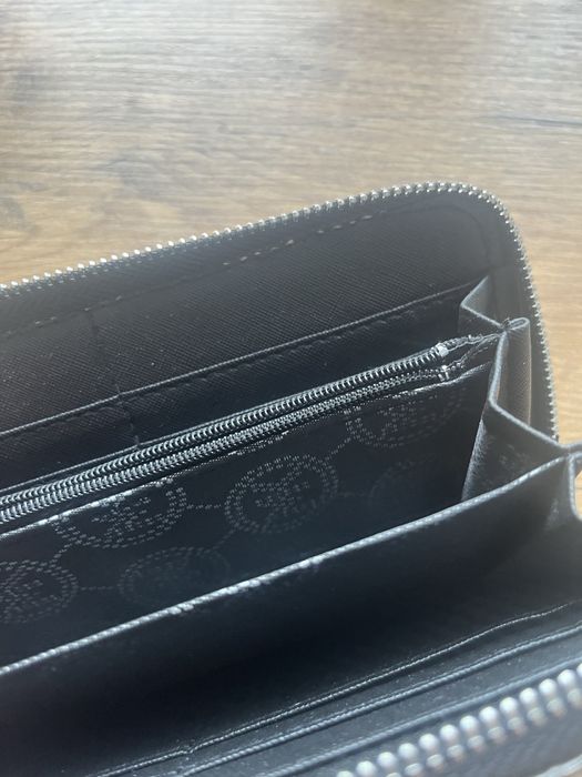 Portfel Michael Kors damski Jet Set Travel Krokodyl Metaliczny Grafit duży