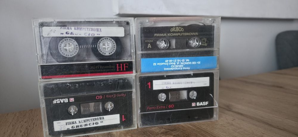 Zestaw kaset Grubcio do Commodore i atari