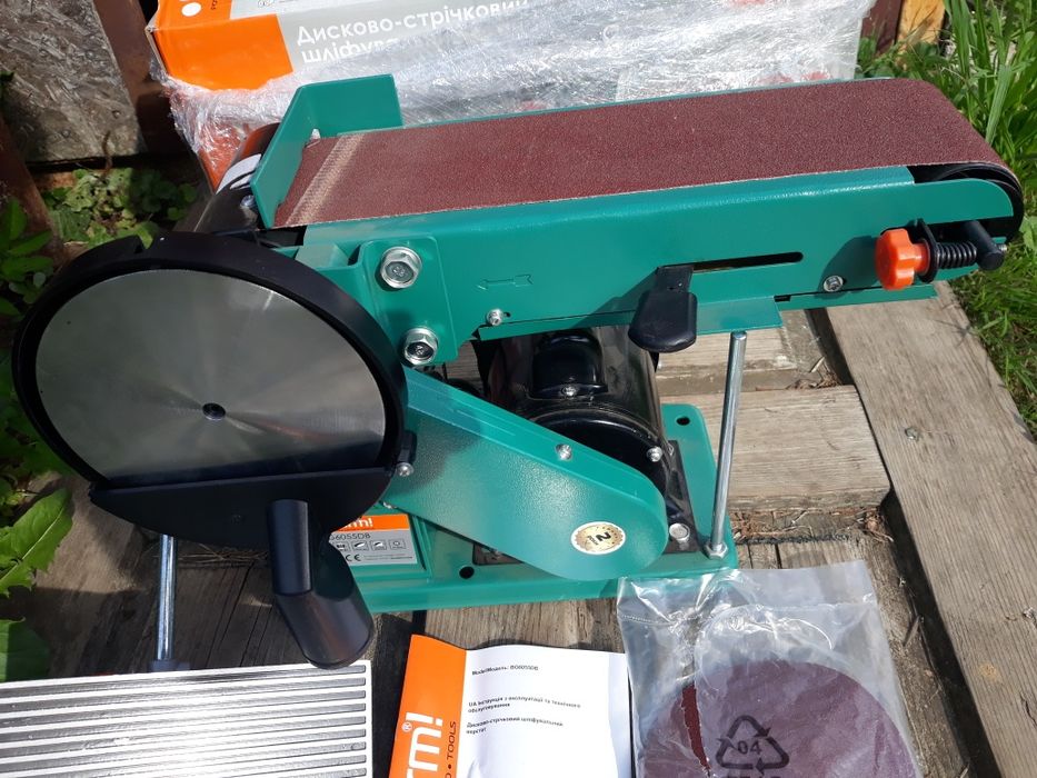Ленточно дисковый шлифовальный станок Дисково-стрічковий шліфувальний ...