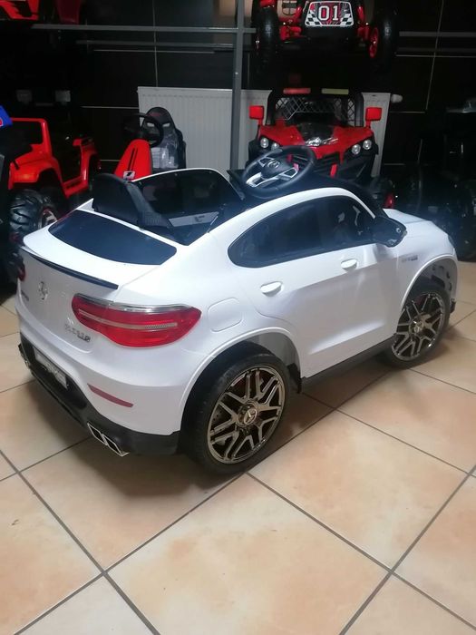 Samochód MERCEDES GLC63s 4x4 biały na akumulator dla dzieci