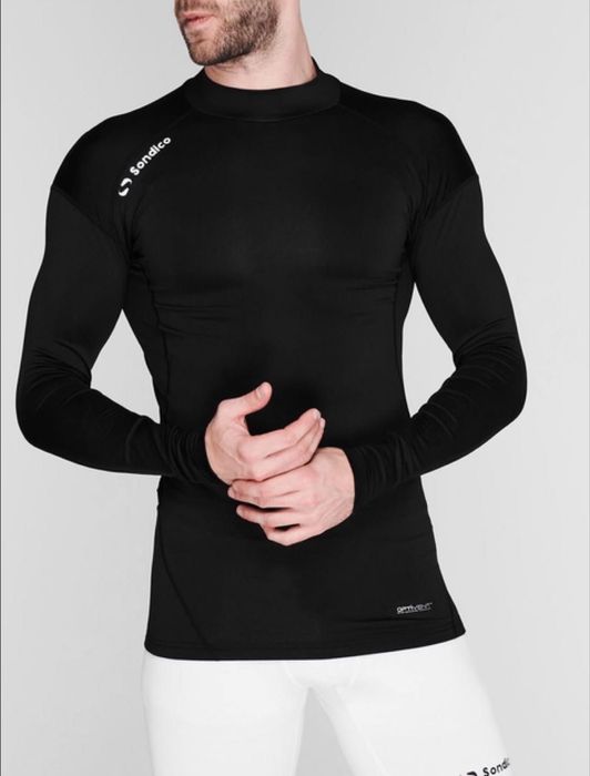 Компресійний лонг Sondico L чорний рашгард водолазка