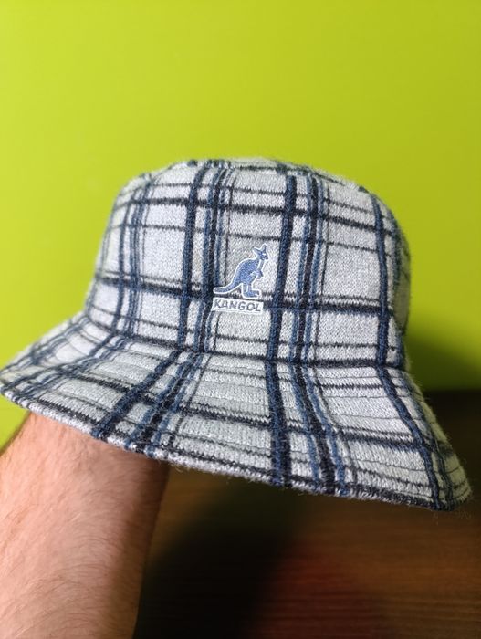 Вовняна панамка Kangol  Wool Check Lahinch р.L