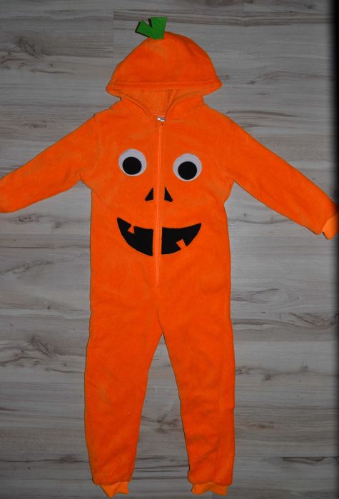 14^ dynia Halloween strój przebranie piżama 7/8  Lat_ 122/128