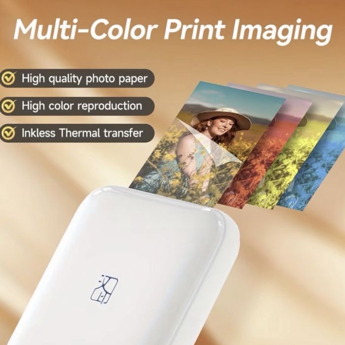 Instax Zink Drukarka do mini zdjęć z telefonu Photo Printer Android Apple