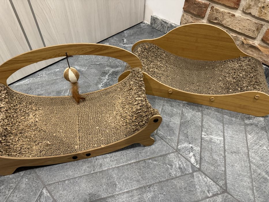 Drapak dla kota sofa tekturowy legowisko kartonowe 2 szt