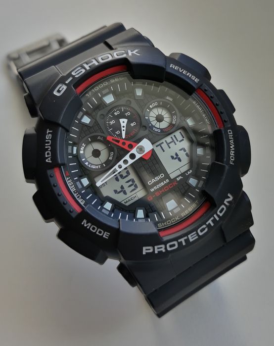 Zegarek męski CASIO G-SHOCK GA-100-1A4ER moduł 5081
