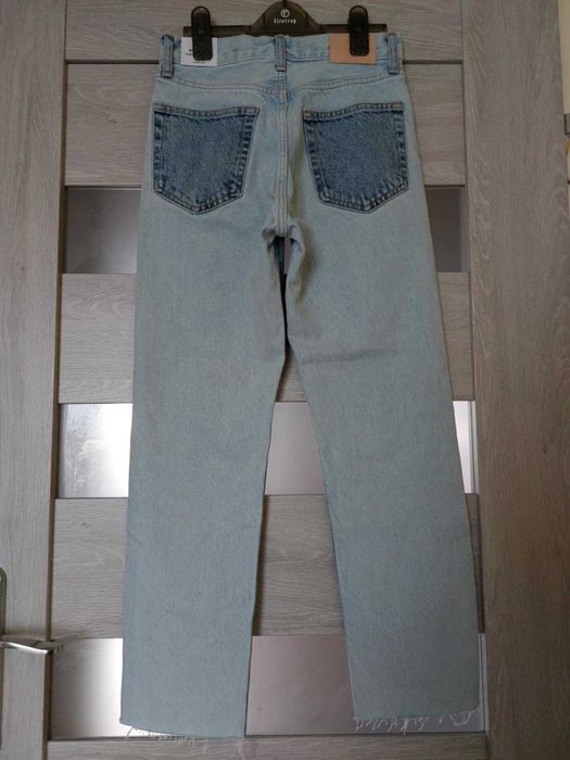 Jeansy straight cropped Mango