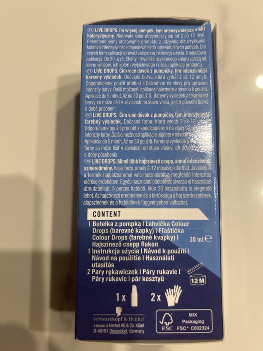 LIVE cristal blue Drops