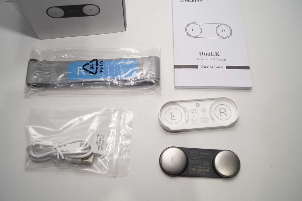 1731 Checkme ER2 DuoEK Przenośny Monitor EKG Bluetooth z paskiem