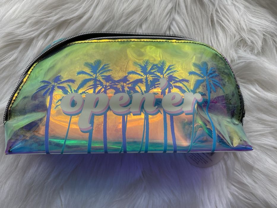 Open’er kosmetyczka piórnik Cosmetic Bag Rossmann kameleon lato