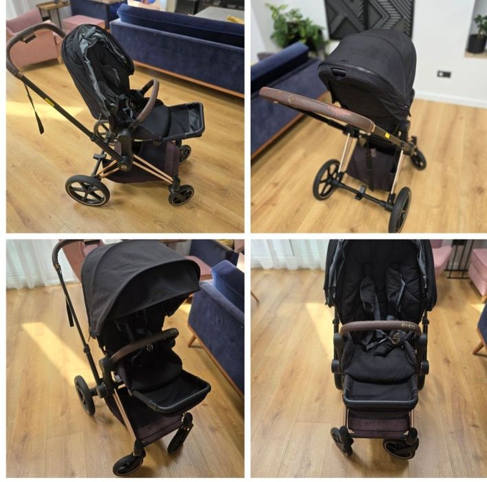 Wózek Cybex Priam 2.0 RoseGold zestaw