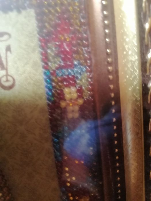 Икона, бисер, ручная работа.