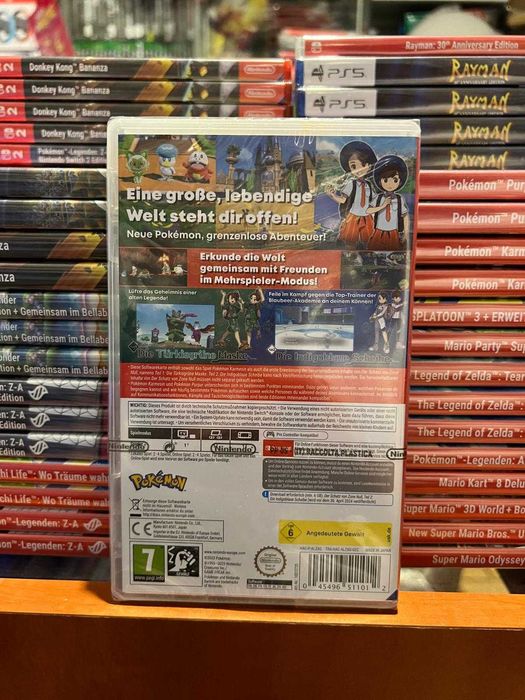 Gra Pokemon Scarlet + DLC The Hidden Treasure from area ZERO Nintendo Switch / Nowa / Poznań /