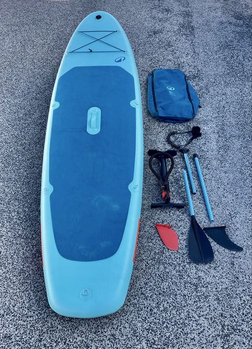 Prancha SUP Tribord 100 10’6” + pack completo (saco, bomba, remo, leash, 2 quilhas)