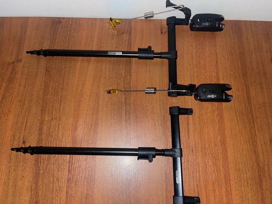 АКЦІЯ! Буз-бар Carp Pro на 2 вудлища + 2 сігналізатора + 2 свінгера
