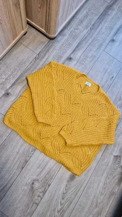 Żółty sweter damski Only 42/XL