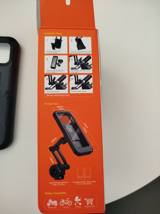 Suporte de telemóvel para bicicleta