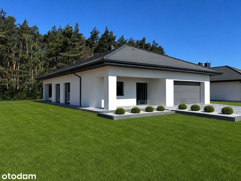 DOM WOLNOSTOJĄCY 162,5m2 NOWY!!! Działka 11ar pod lasem!!!