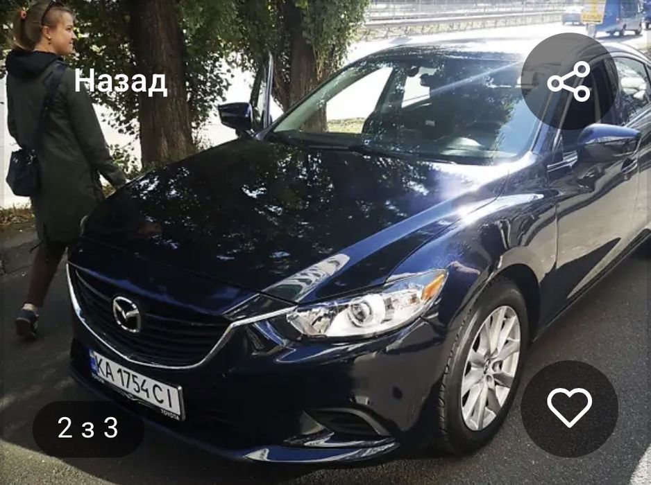 Mazda, Мазда 6, 2017 года, 2.5 двигатель, американка, была в ДТП, 99 тыс. км пробега. Цена 13000