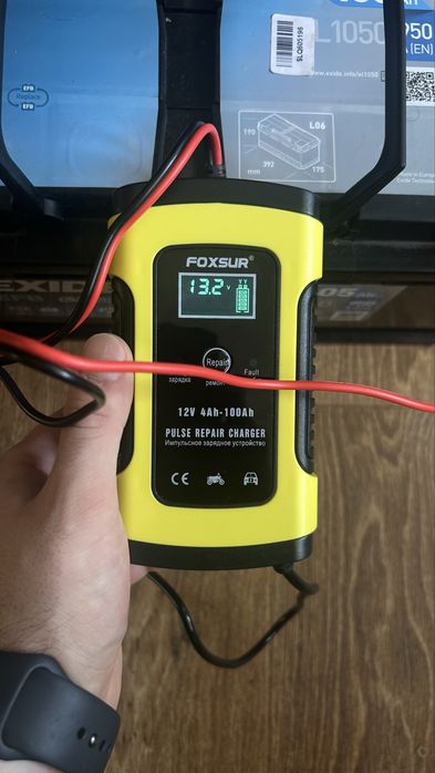 Зарядний пристрій Foxsur 12V 5A 4Ah-100Ah