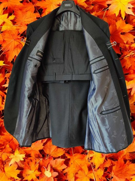 Brioni костюм классический мужской ручной работы (Графит) 5