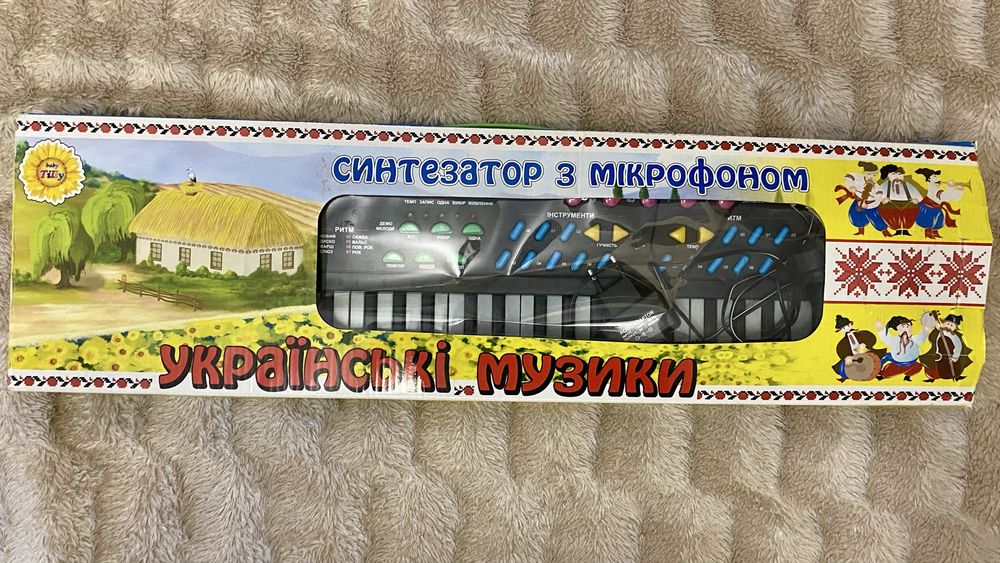 Синтезатор дитячий з мікрофоном BT-3738