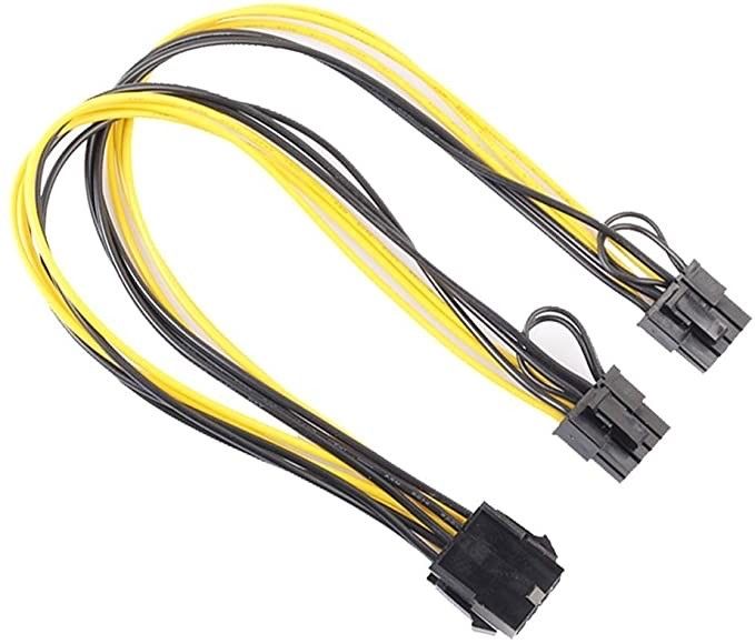 Cabos Pcie de 50/90 cm normais e duplos 2 €