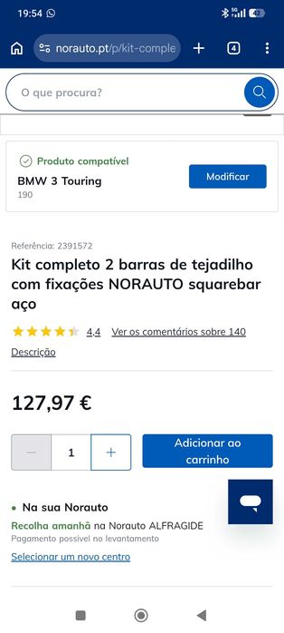 Barras tejadilho