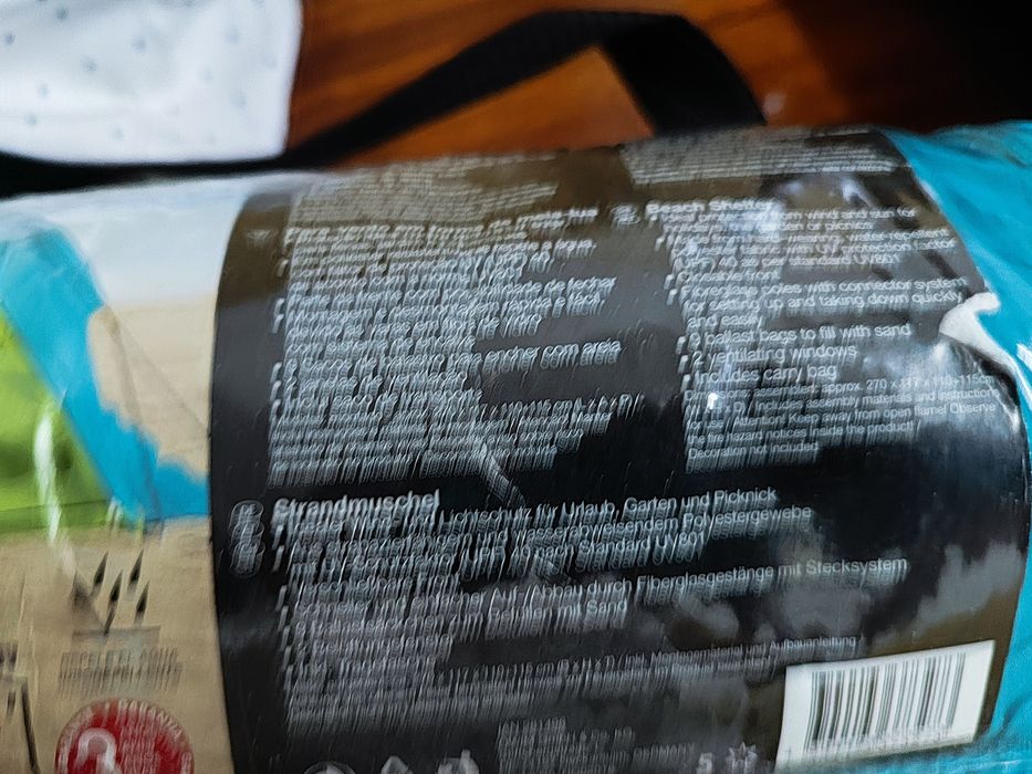 Tenda de praia / Pára vento Crivit