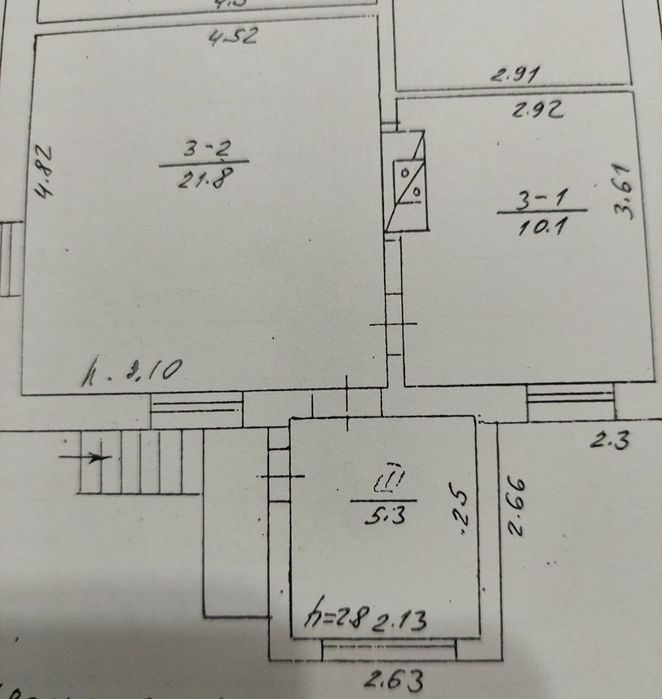 Продаж частини будинку р-н центрального ринку