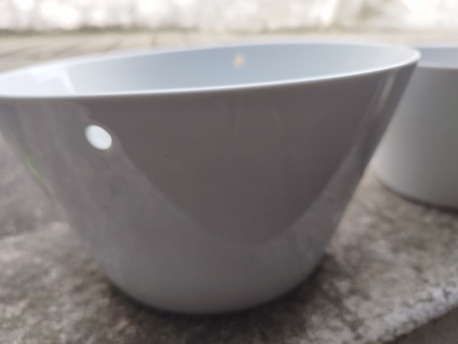 Saladeiras de cerâmica não vai no fogão e microondas