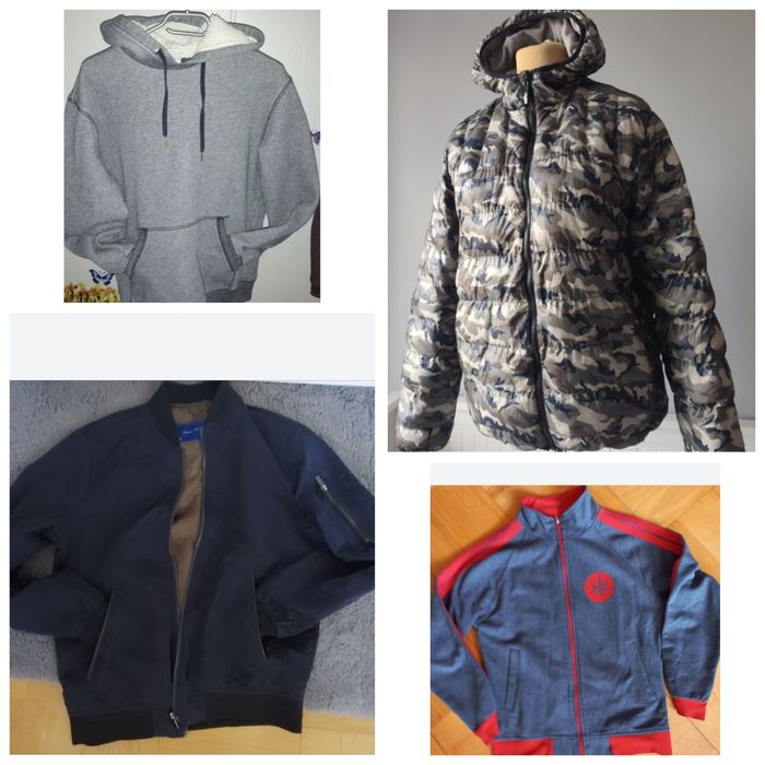 Zestaw młodzieżowy ,paka ,kurtki ,bluzy 164