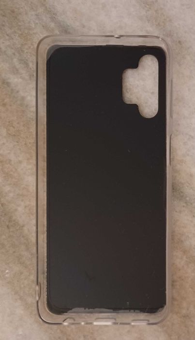 Capa telemóvel Samsung A32 5G em silicone Preta