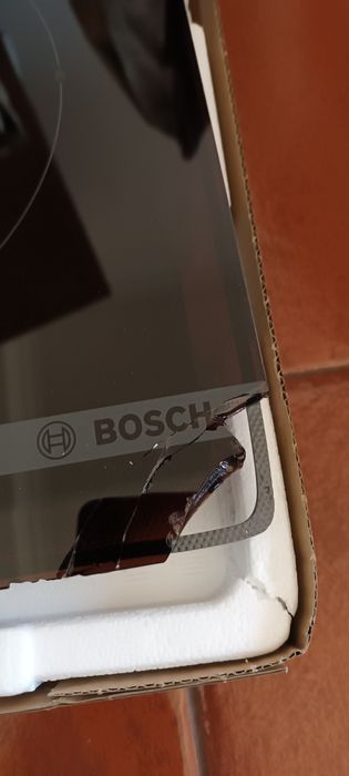 Placa de Vitrocerâmica BOSCH PKF631FP3E (Elétrica - 60 cm - Preto) Danificada